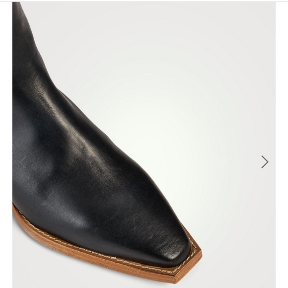 Free People We The Free Wesley ankle boots Black and Tan leather size US 7 - Picture 4 of 15